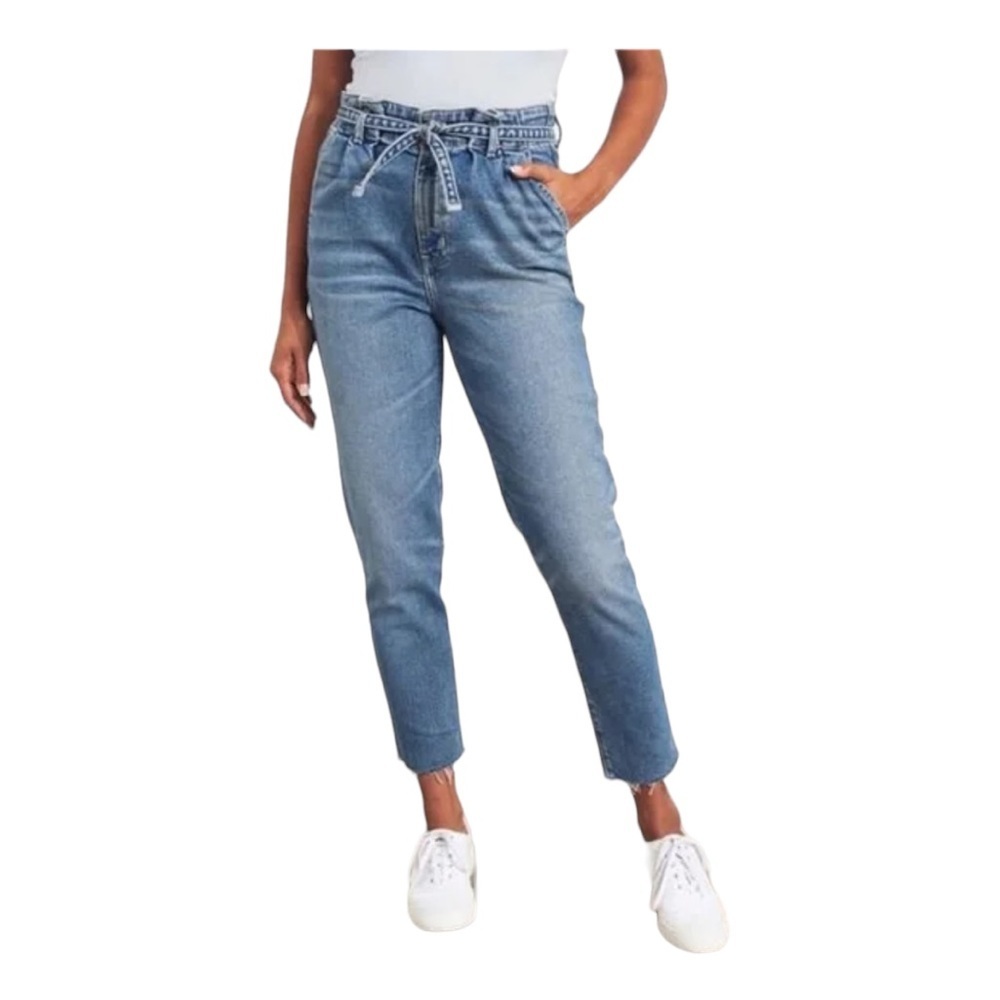 Hollister Ultra High Rise Mom Jean Paperbag Waist size 3R